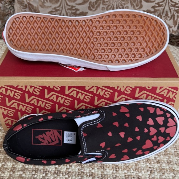 Vans Classic Slip On Valentines Hearts Blkrcngrd W - Picture 6 of 16